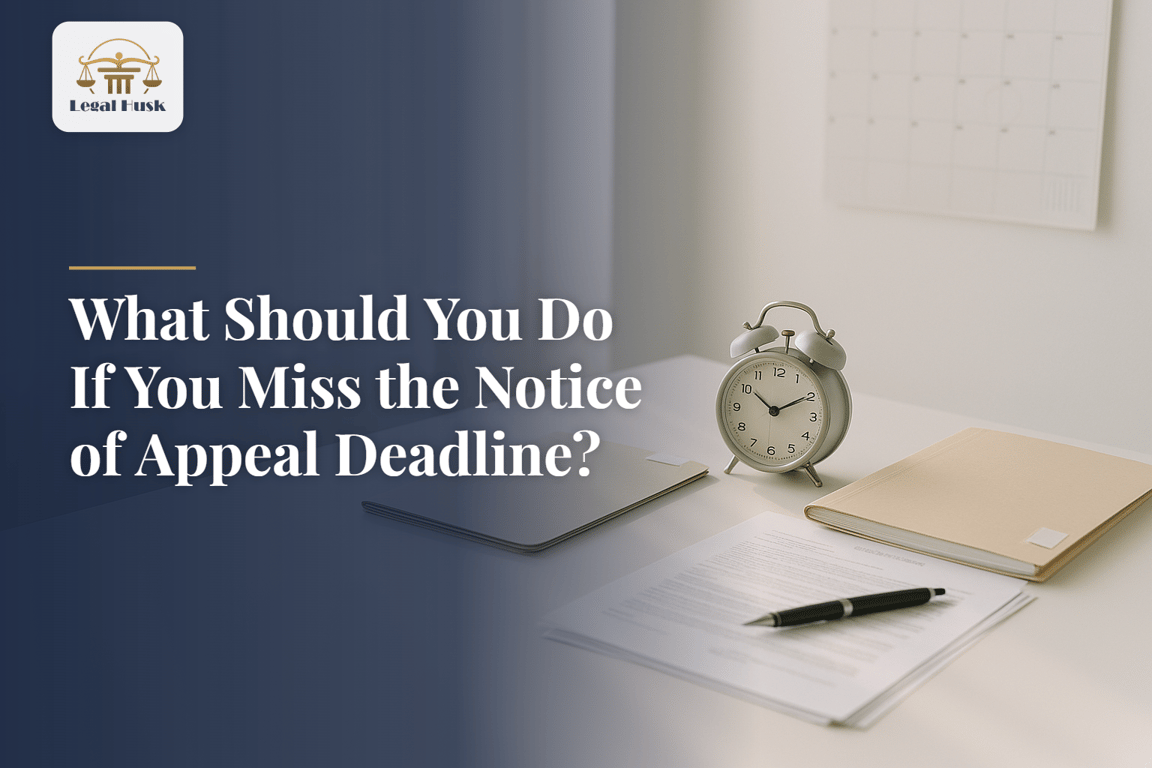 What Should You Do If You Miss the Notice of Appeal Deadline?