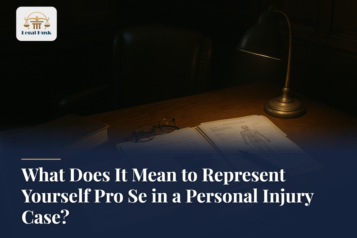 What Does It Mean to Represent Yourself Pro Se in a Personal Injury Case?