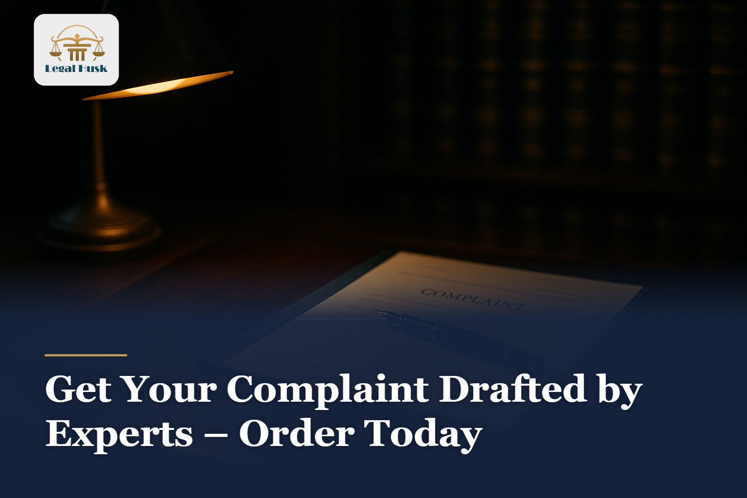 Get Your Complaint Drafted by Experts – Order Today