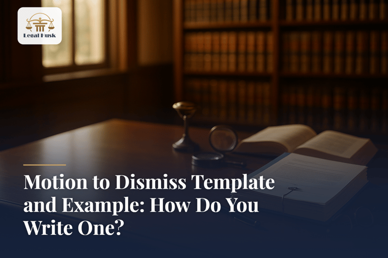 Motion to Dismiss Template and Example: How Do You Write One?