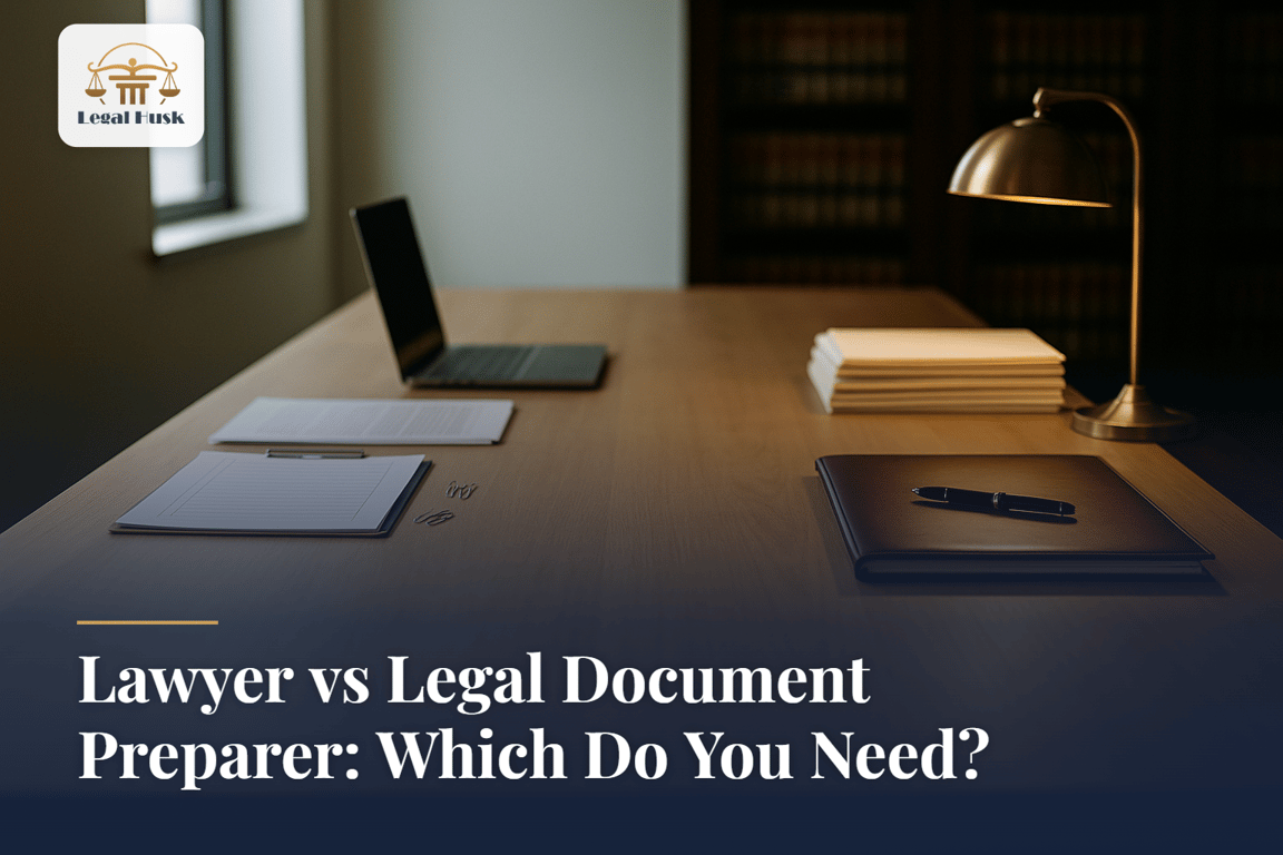 Lawyer vs Legal Document Preparer: Which Do You Need?