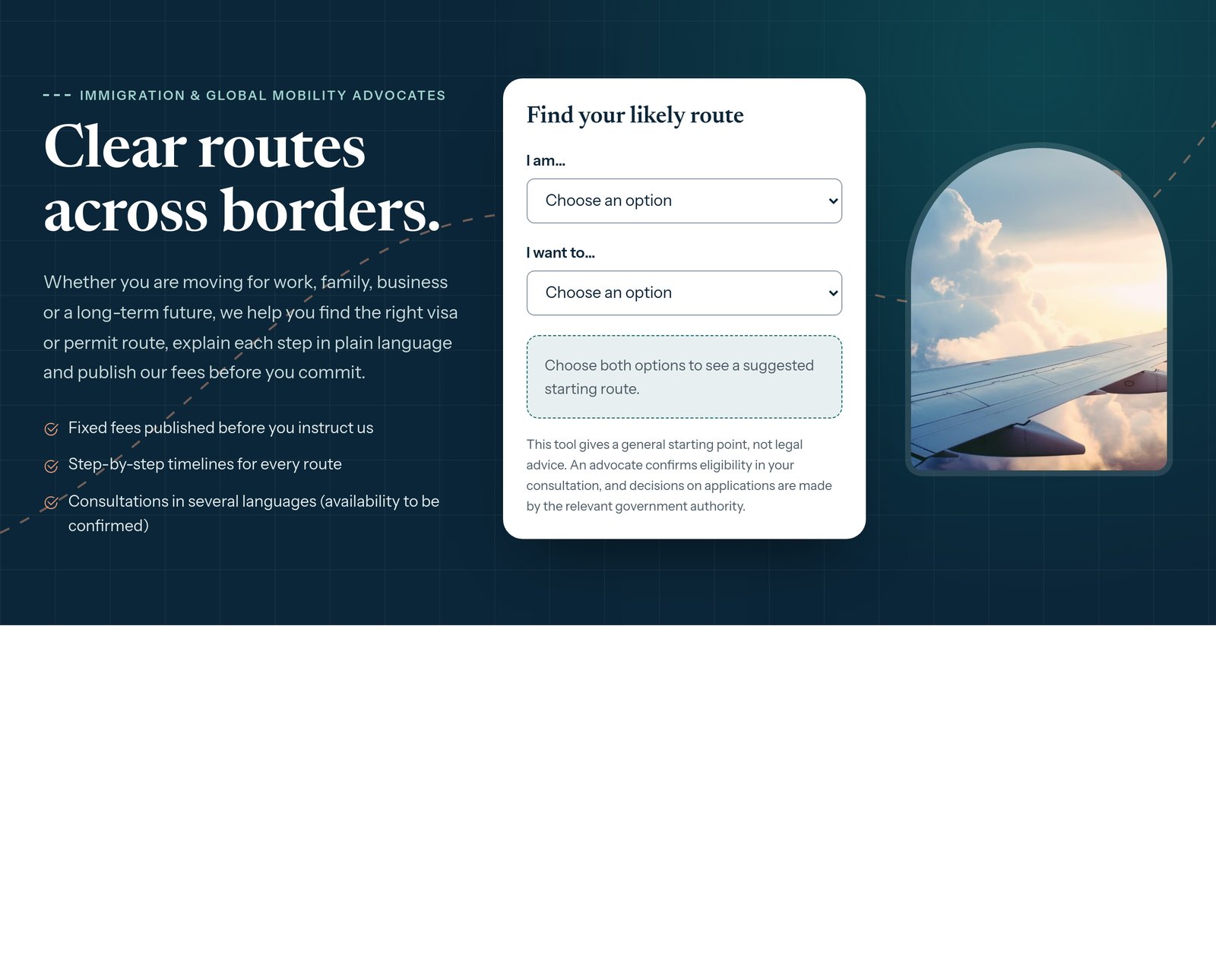Route Finder Hero component