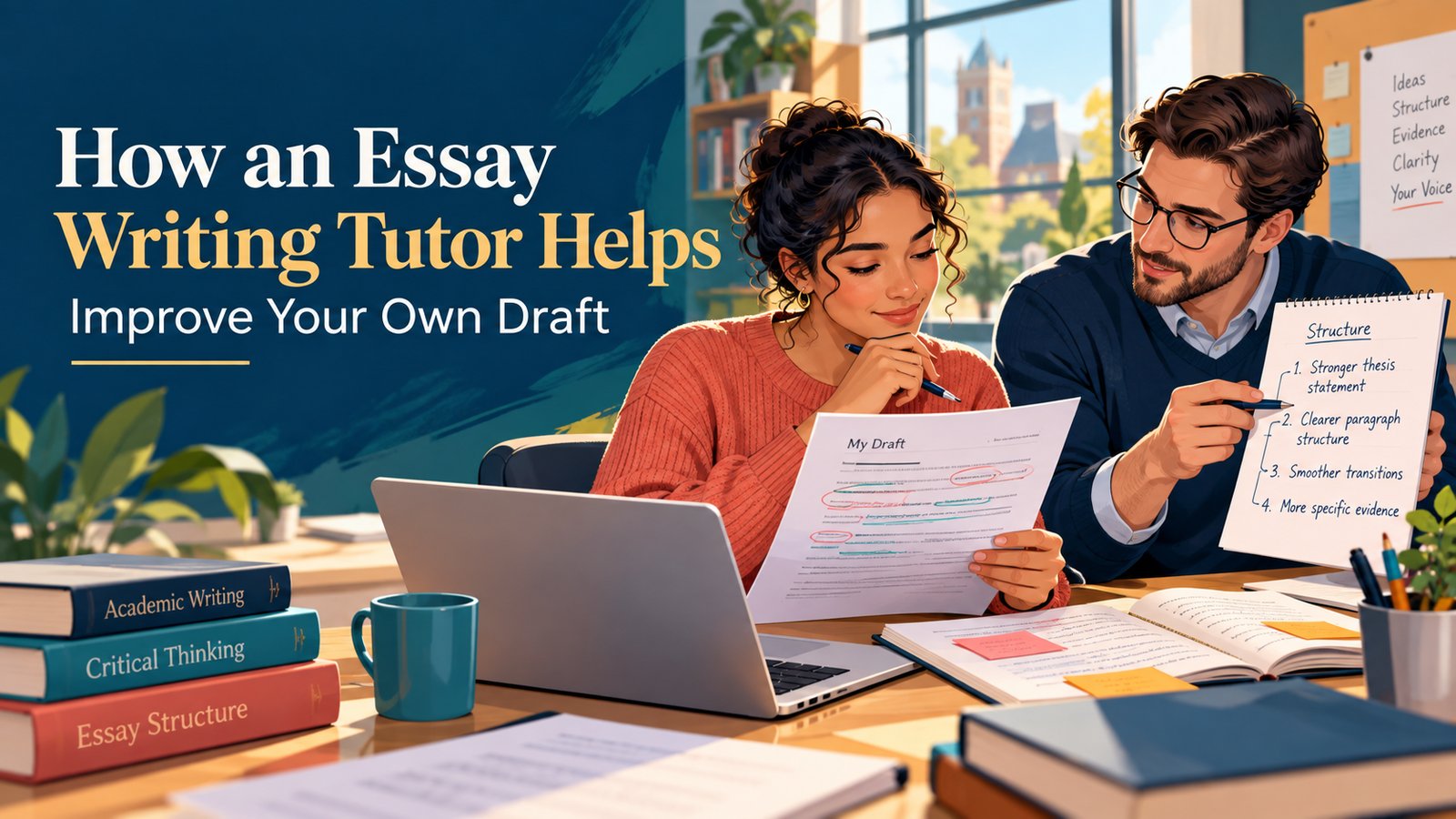 How an Essay Writing Tutor Helps You Improve Your Own Draft