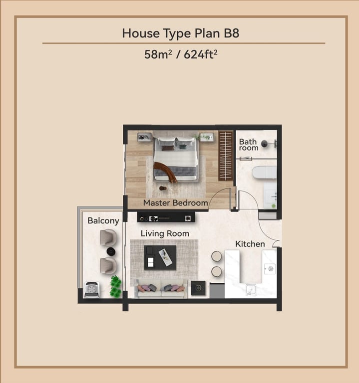 OFFPLAN ONE AND TWO BEDROOM APARTMENTS FOR SALE