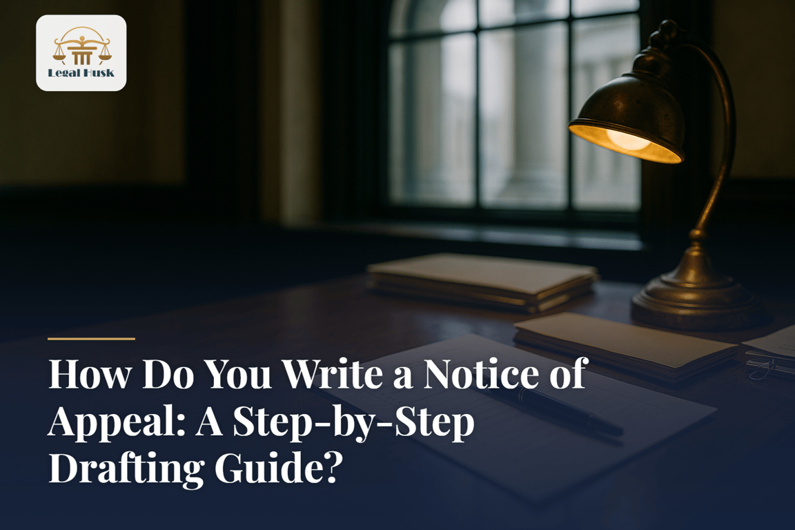 How Do You Write a Notice of Appeal: A Step-by-Step Drafting Guide?