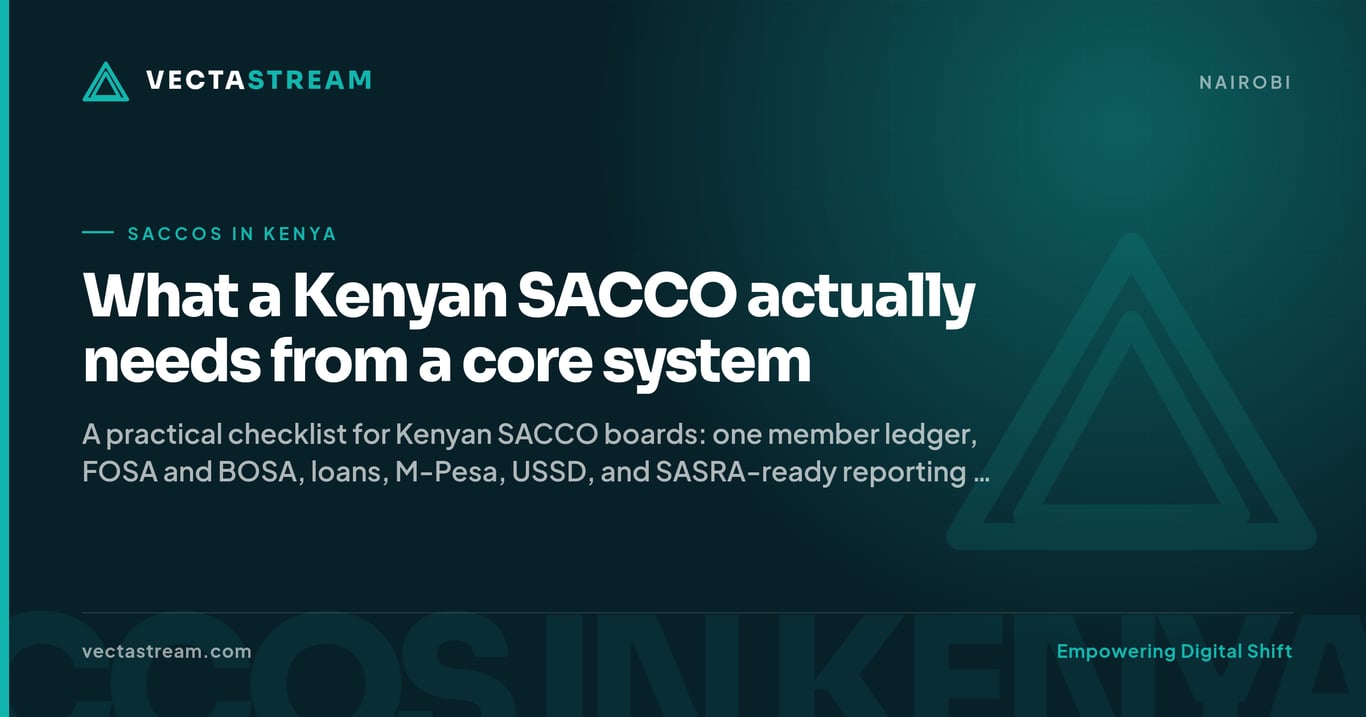 What a Kenyan SACCO actually needs from a core system