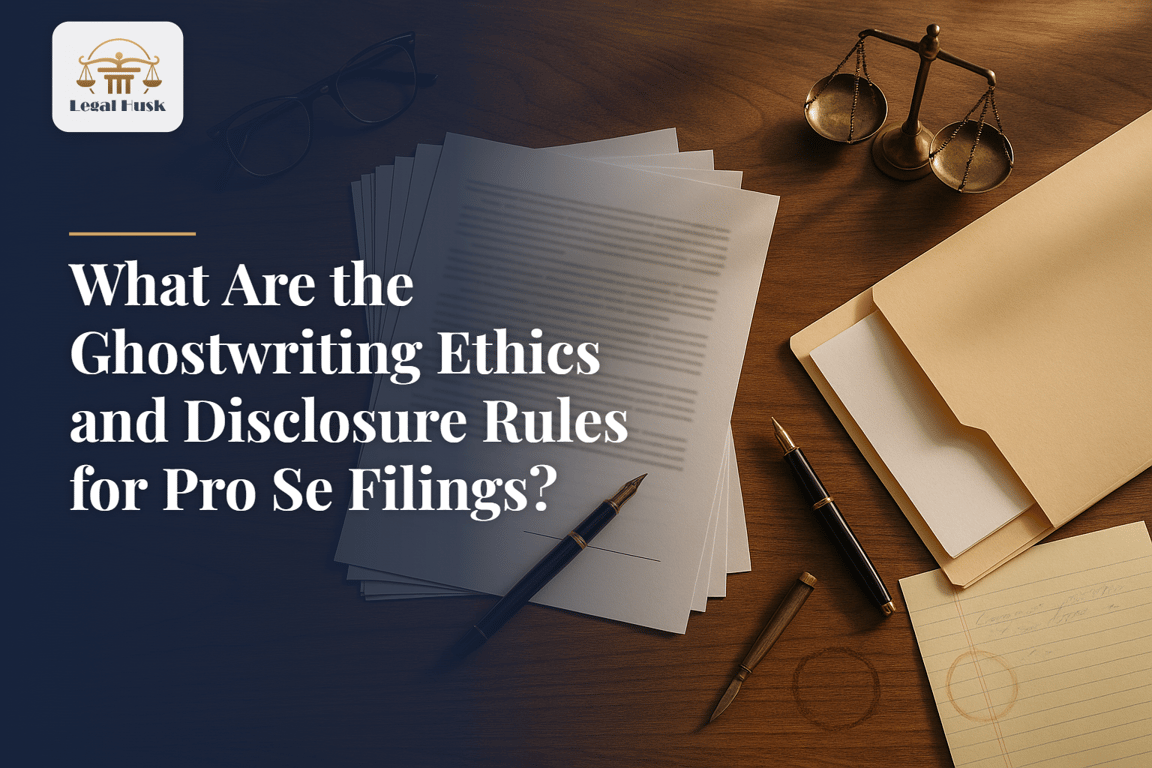 What Are the Ghostwriting Ethics and Disclosure Rules for Pro Se Filings?