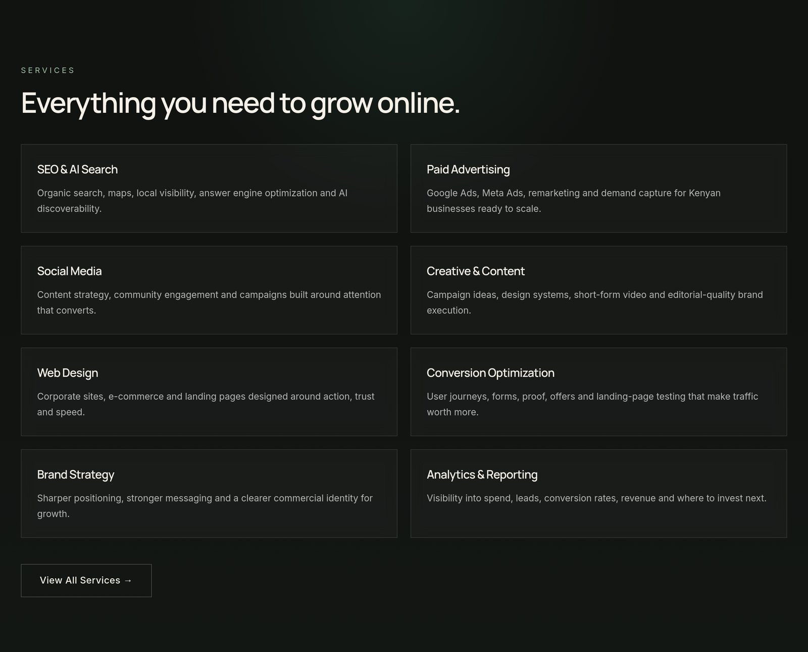 Services Preview component