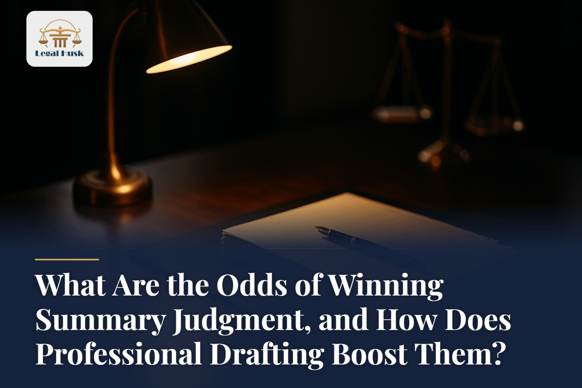 What Are the Odds of Winning Summary Judgment, and How Does Professional Drafting Boost Them?