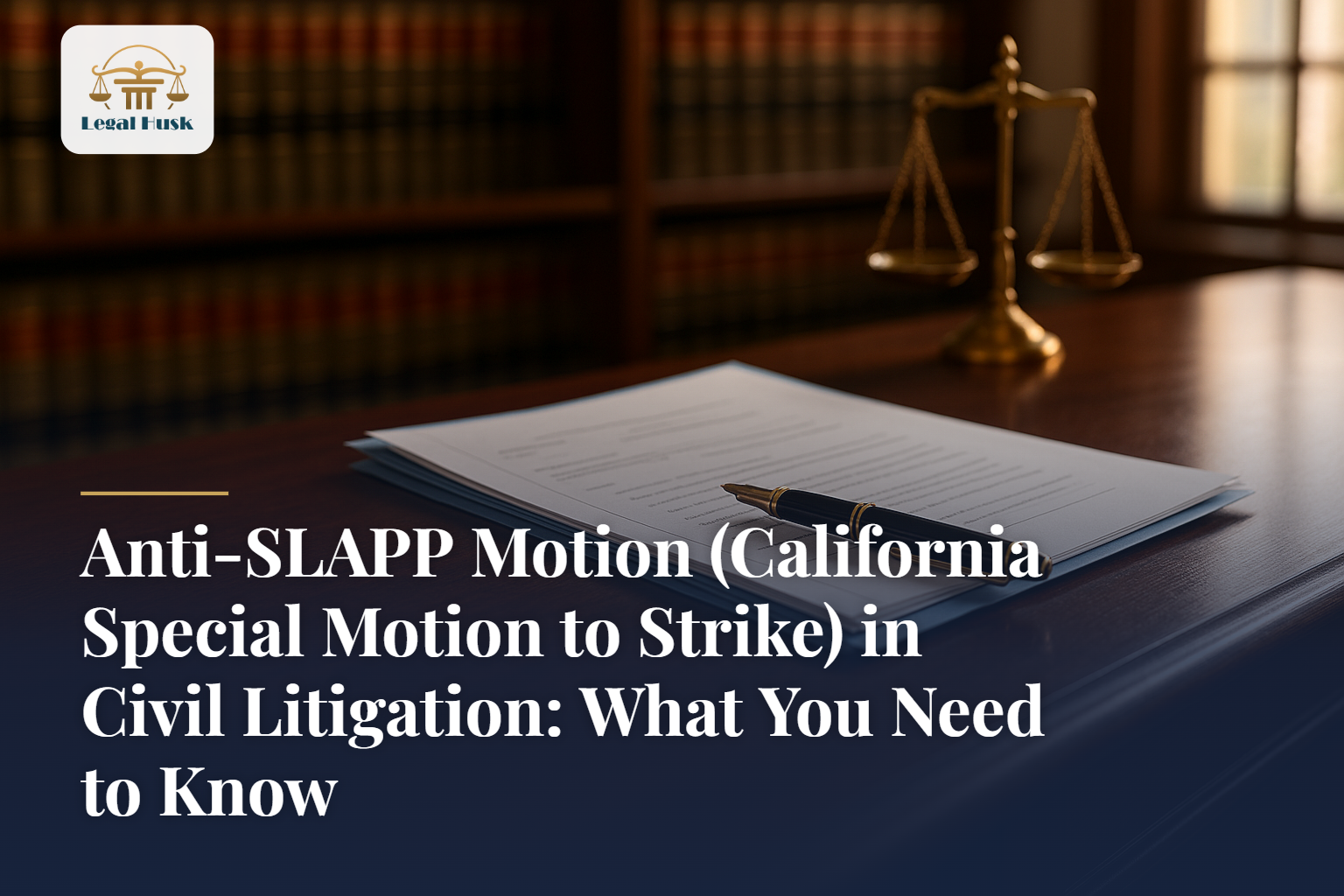 Anti-SLAPP Motion (California Special Motion to Strike) in Civil Litigation: What You Need to Know