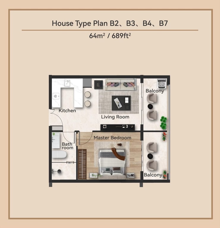 OFFPLAN ONE AND TWO BEDROOM APARTMENTS FOR SALE
