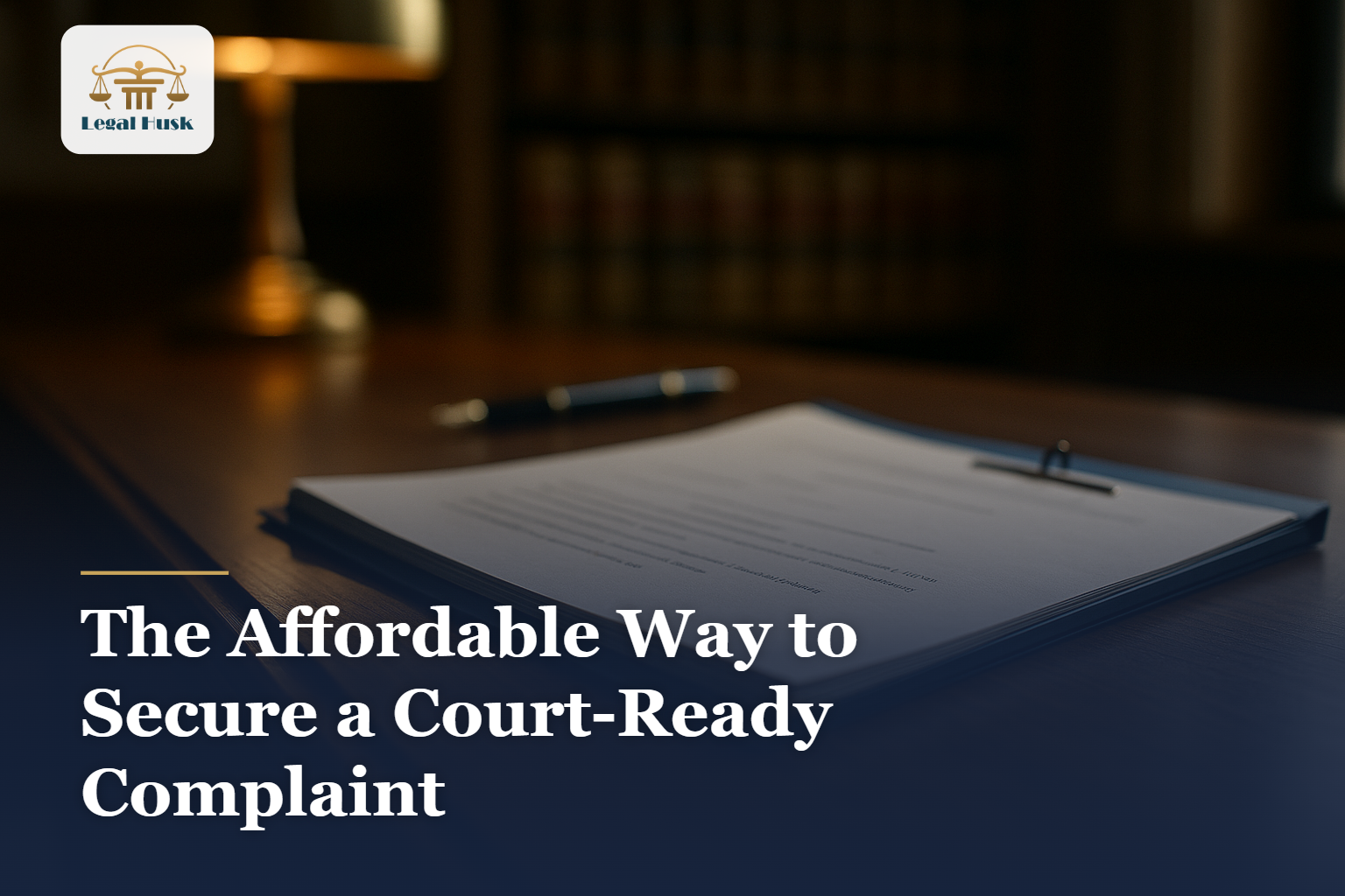 The Affordable Way to Secure a Court-Ready Complaint