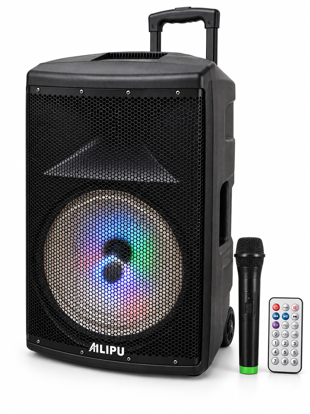 Ailipu KL-3511D 15-Inch Rechargeable Trolley Speaker