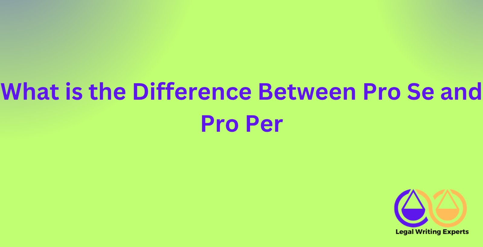 What is the Difference Between Pro Se and Pro Per