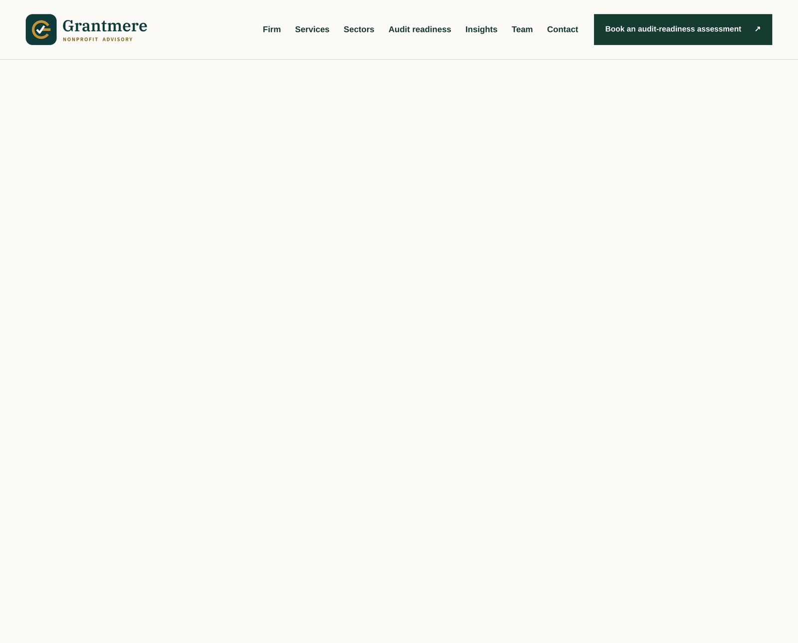 Grantmere | Sticky Navigation component