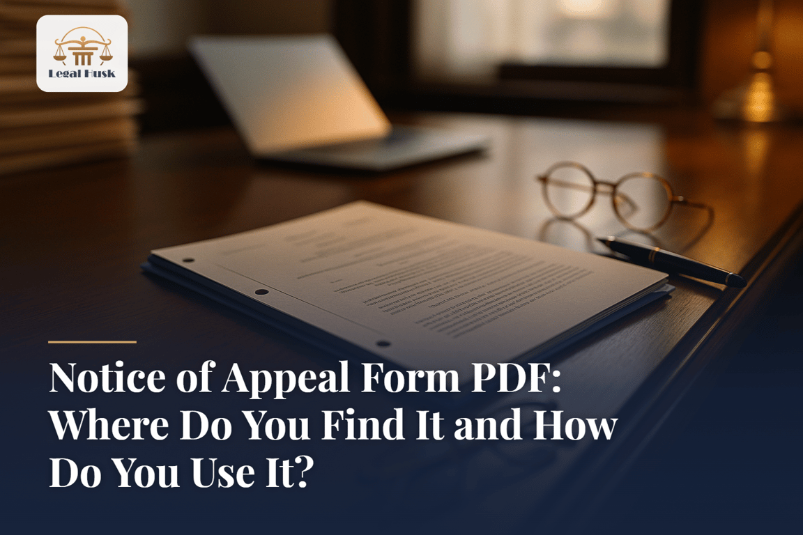 Notice of Appeal Form PDF: Where Do You Find It and How Do You Use It?