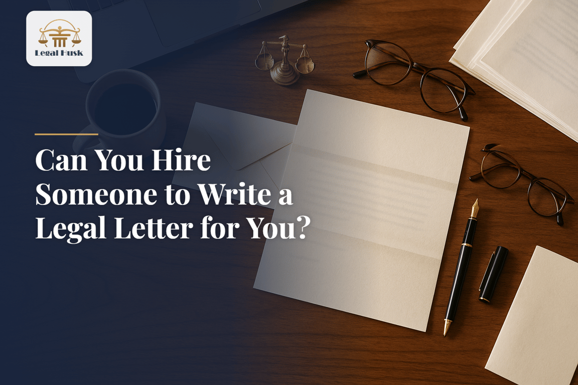 Can You Hire Someone to Write a Legal Letter for You?