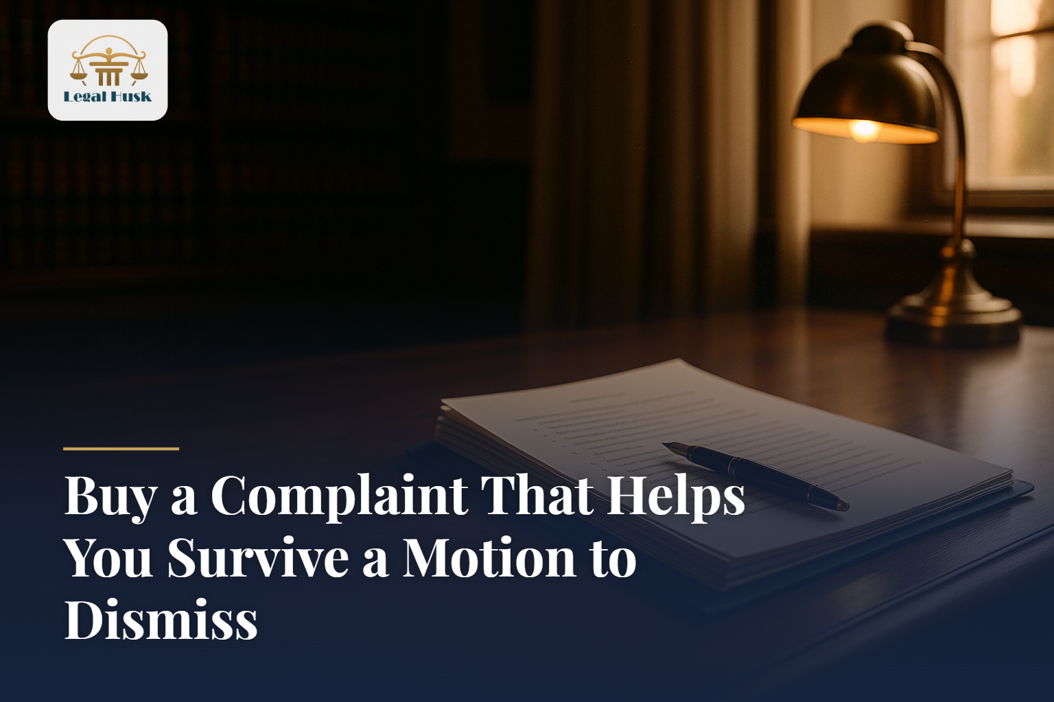Buy a Complaint That Helps You Survive a Motion to Dismiss