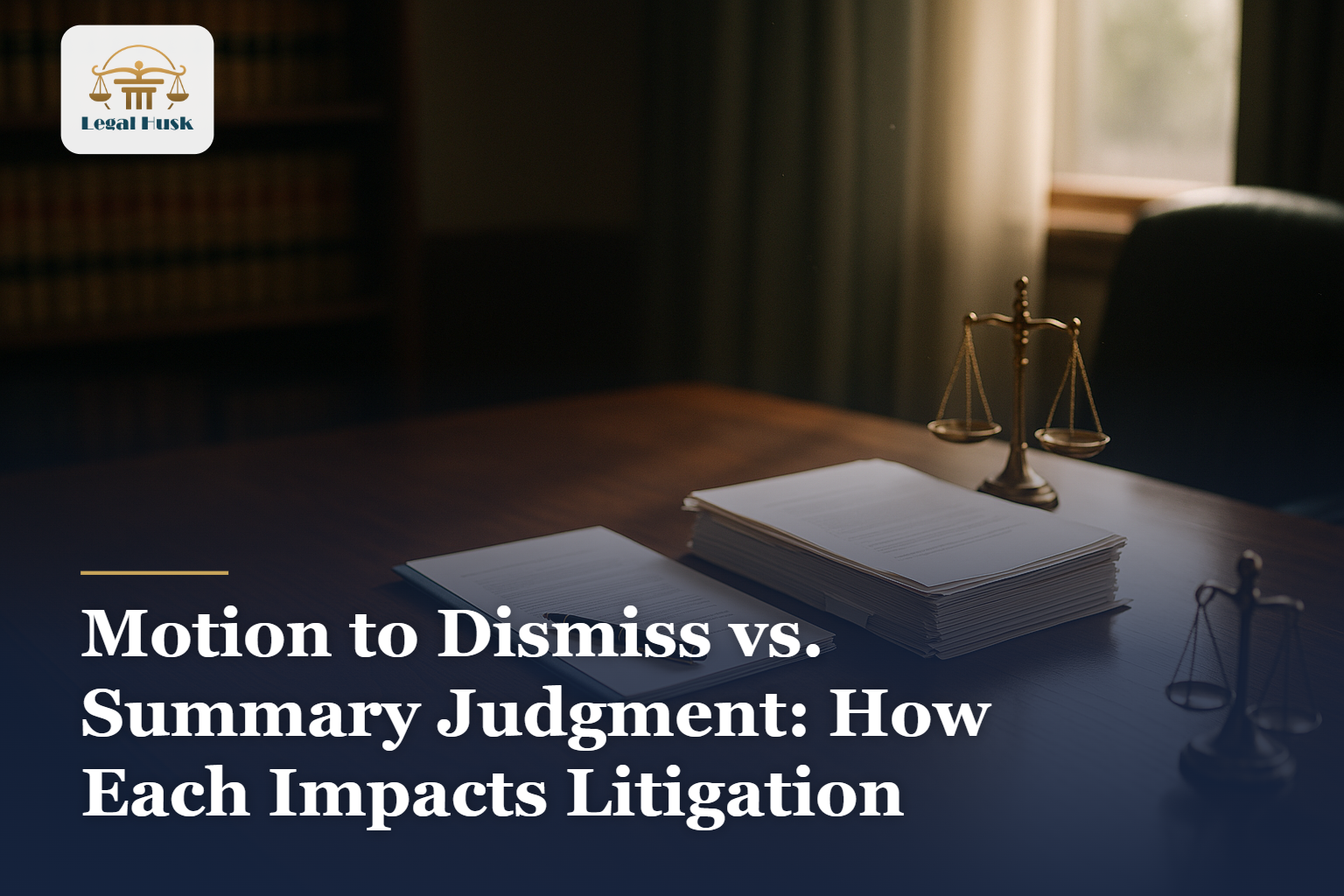 Motion to Dismiss vs. Summary Judgment: How Each Impacts Litigation
