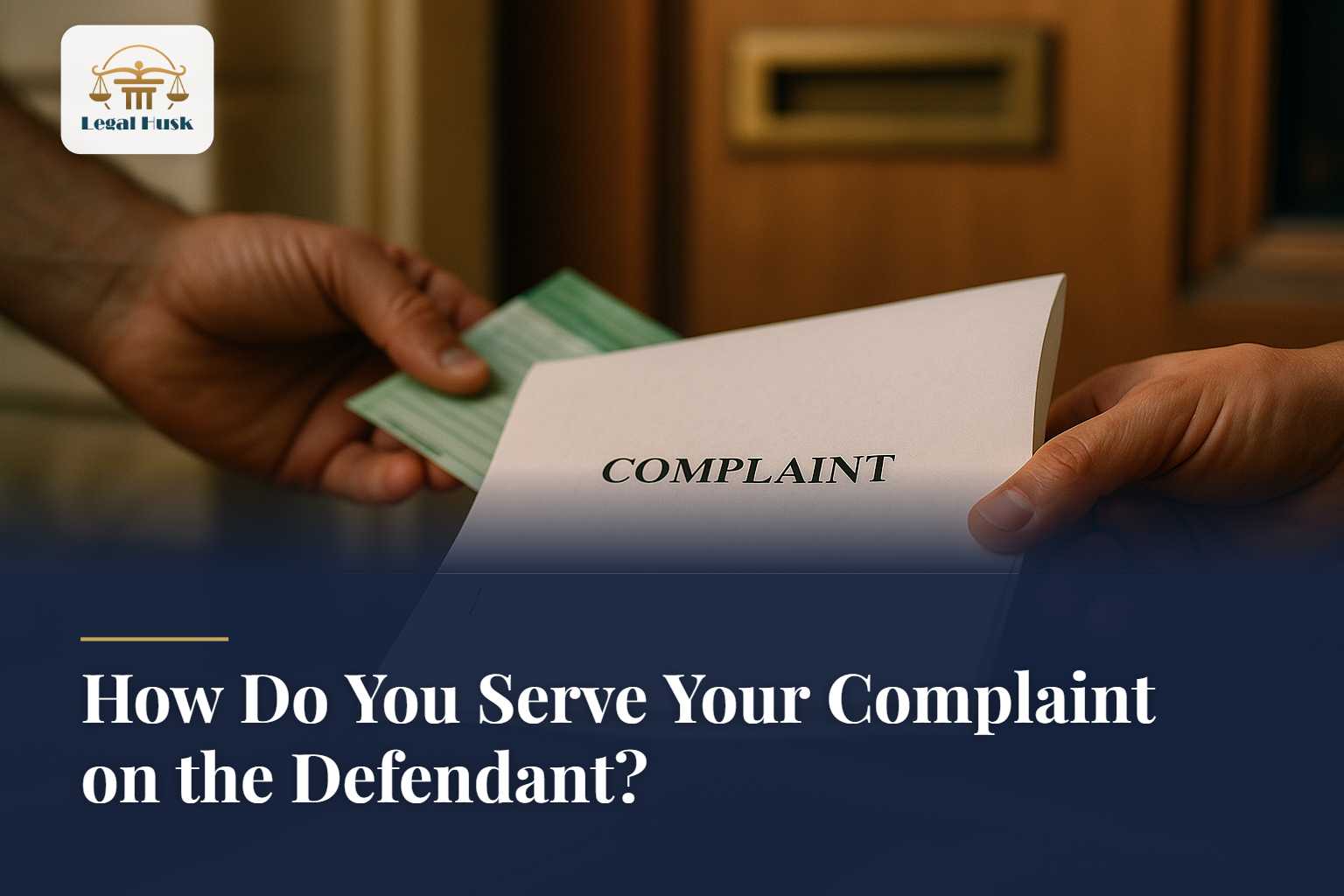 How Do You Serve Your Complaint on the Defendant?