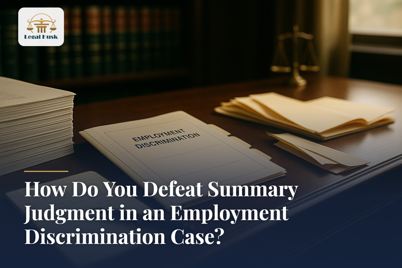 How Do You Defeat Summary Judgment in an Employment Discrimination Case?