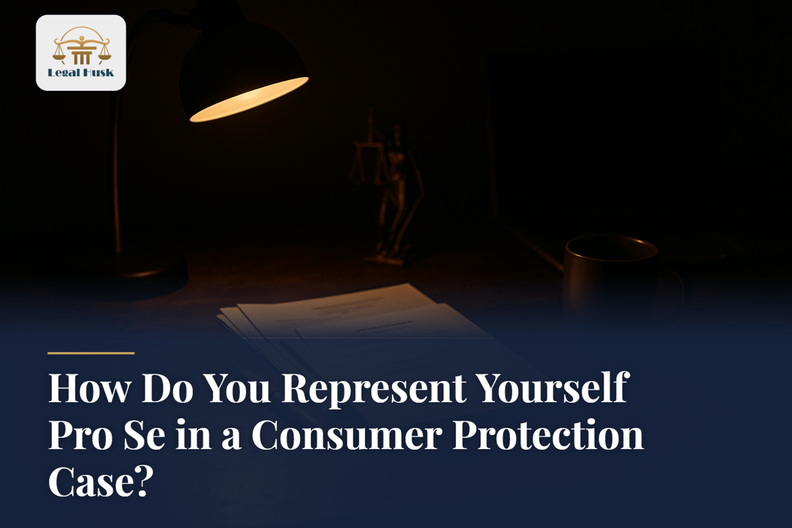 How Do You Represent Yourself Pro Se in a Consumer Protection Case?