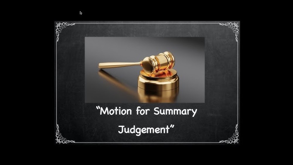 Affidavits in Summary Judgment: What Makes Them Strong or Weak?