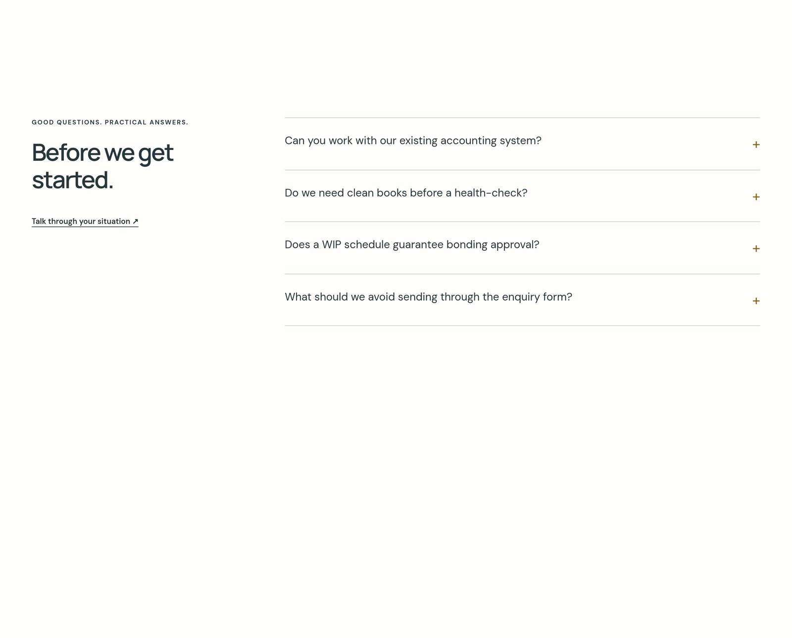 Rivermark | Reusable FAQ component