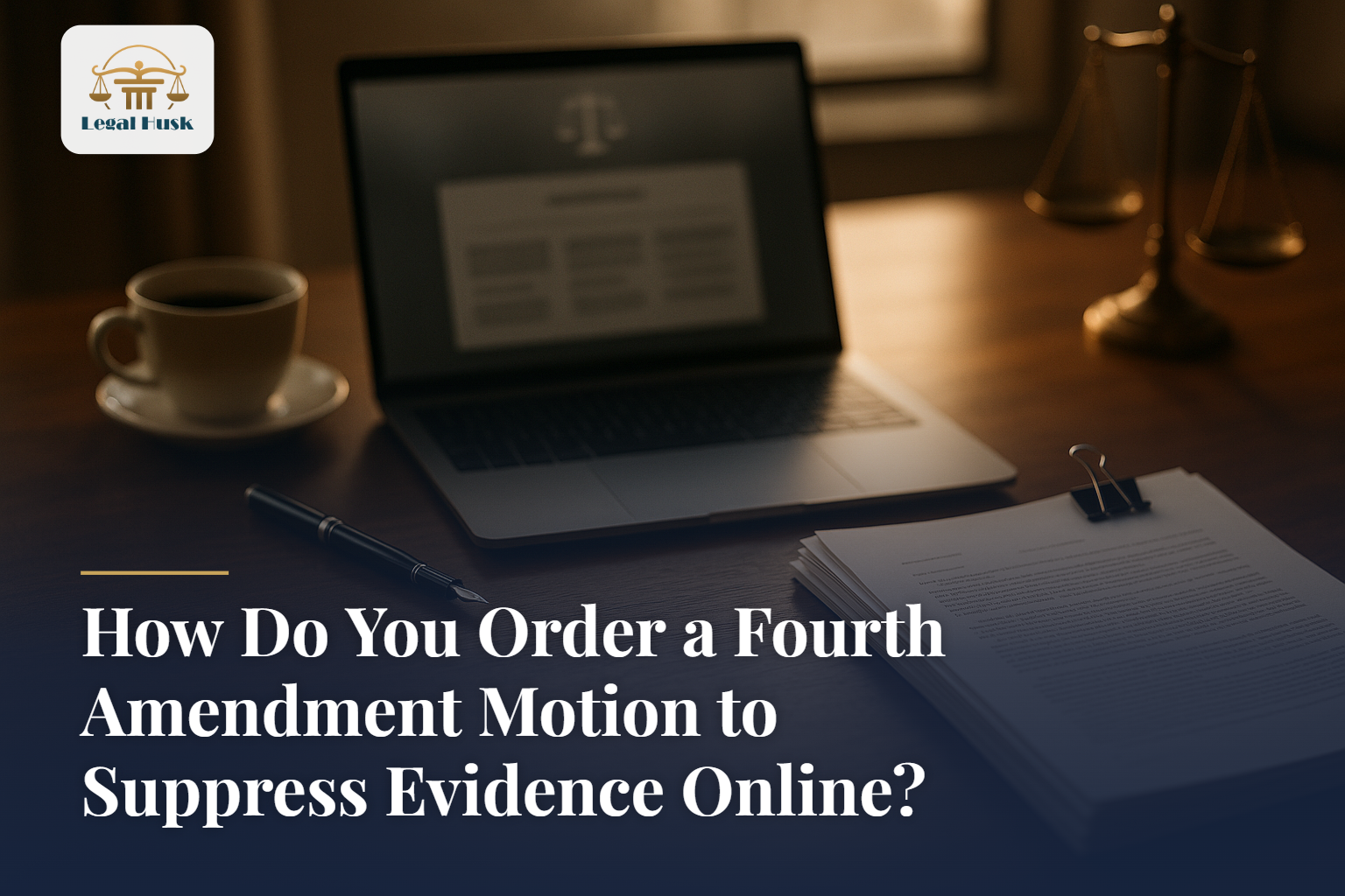 How Do You Order a Fourth Amendment Motion to Suppress Evidence Online?