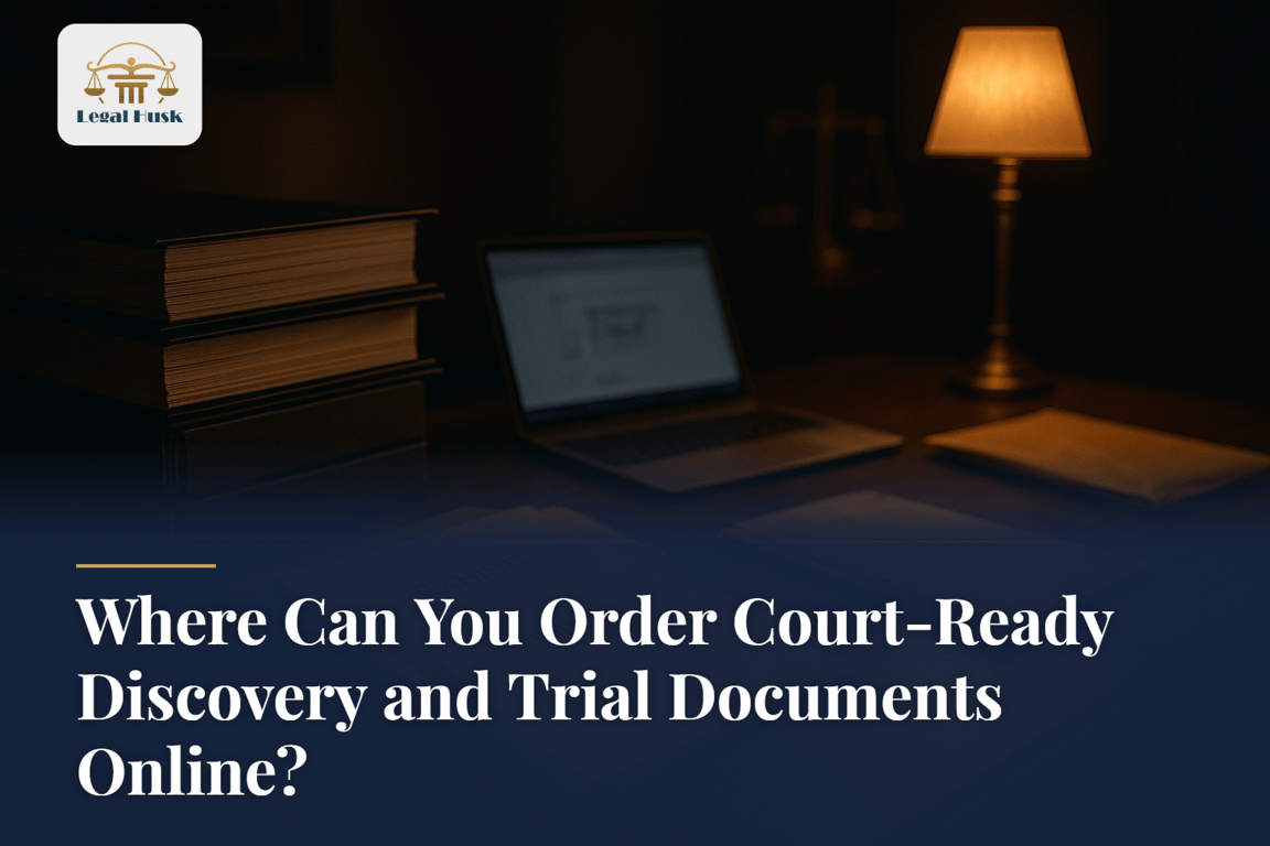 Where Can You Order Court-Ready Discovery and Trial Documents Online?