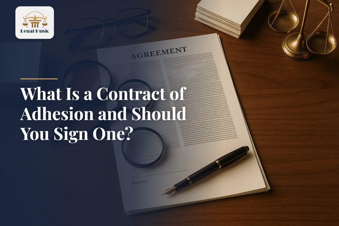 What Is a Contract of Adhesion and Should You Sign One?