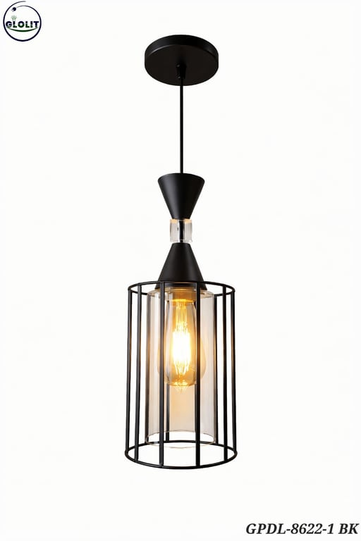GPDI-8622-1 BK Pendant Light
