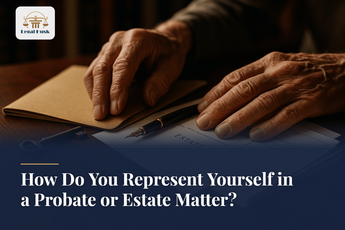 How Do You Represent Yourself in a Probate or Estate Matter?