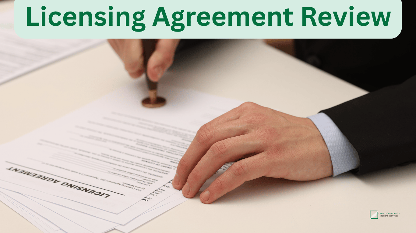Licensing Agreement Review