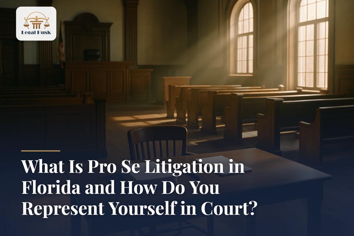 What Is Pro Se Litigation in Florida and How Do You Represent Yourself in Court?