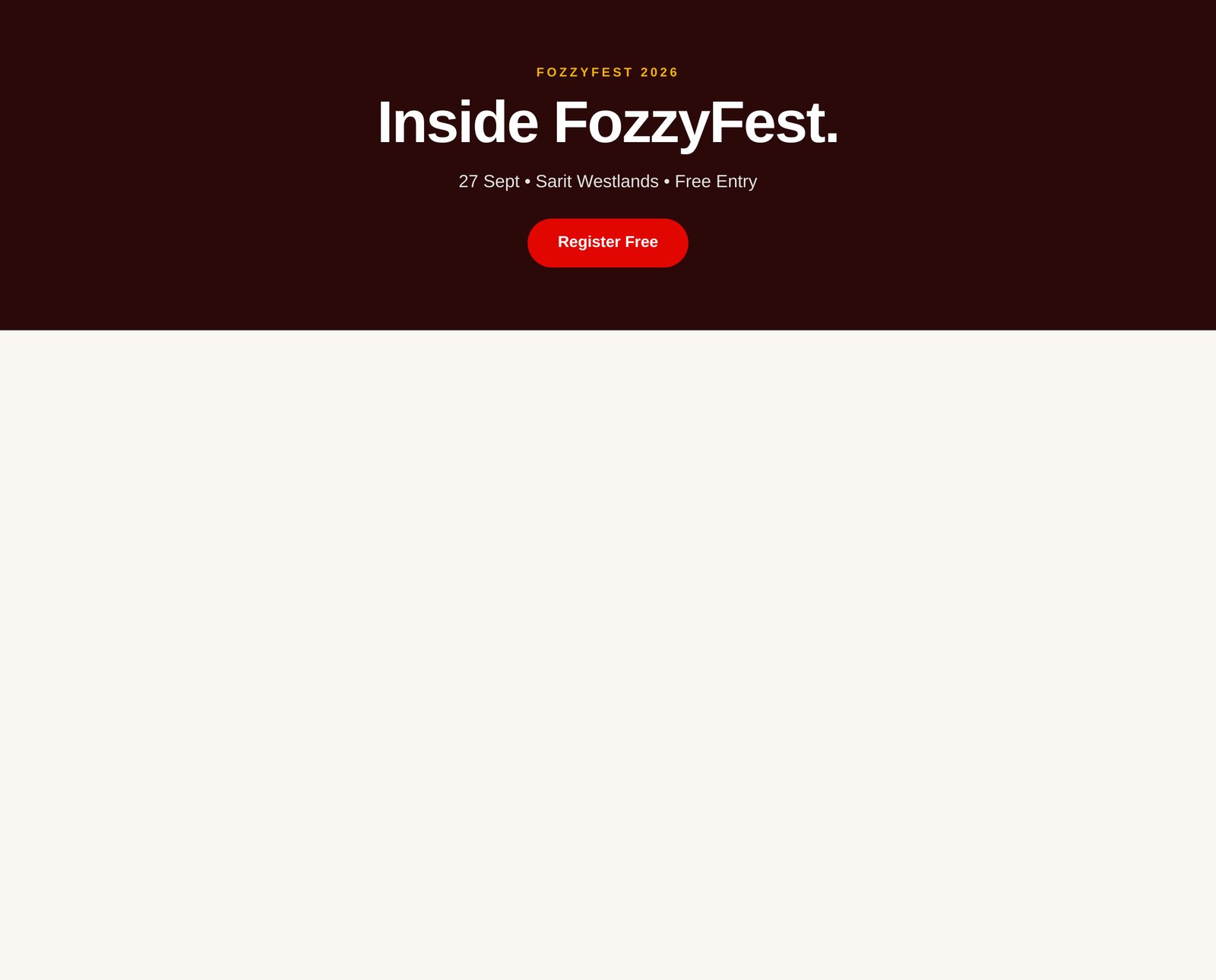 Fozzy Inner Hero component