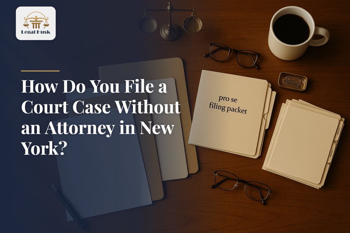 How Do You File a Court Case Without an Attorney in New York?