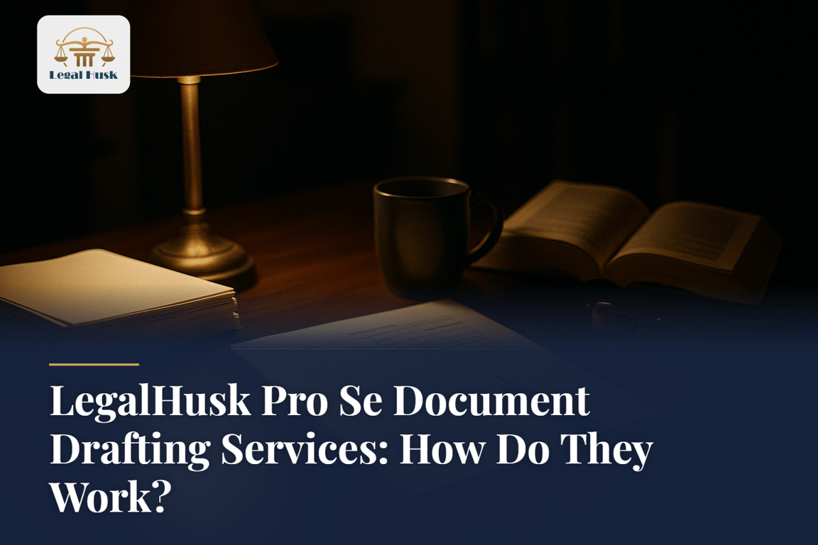 LegalHusk Pro Se Document Drafting Services: How Do They Work?