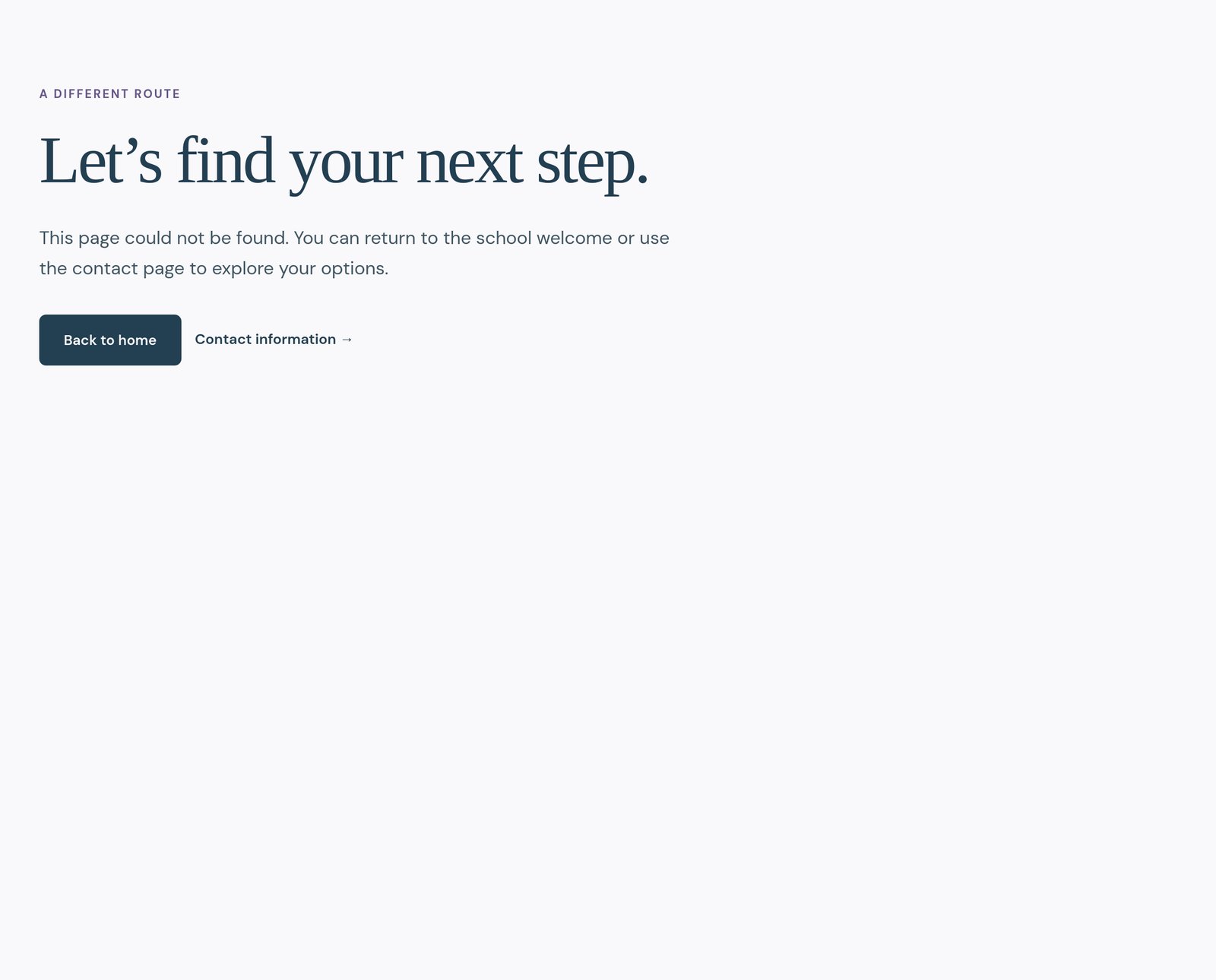 404 Error Recovery Page component