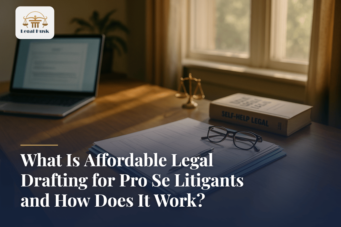 What Is Affordable Legal Drafting for Pro Se Litigants and How Does It Work?
