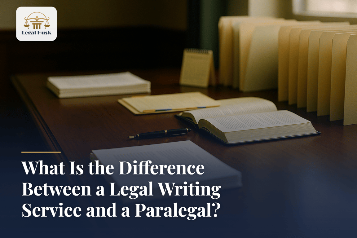What Is the Difference Between a Legal Writing Service and a Paralegal?