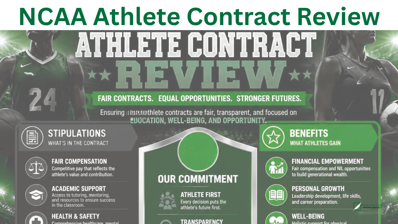 NCAA Athlete Contract Review