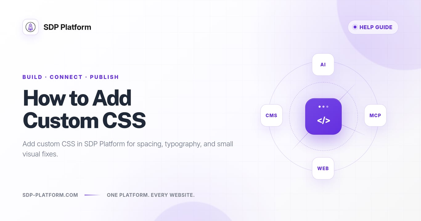 How to Add Custom CSS