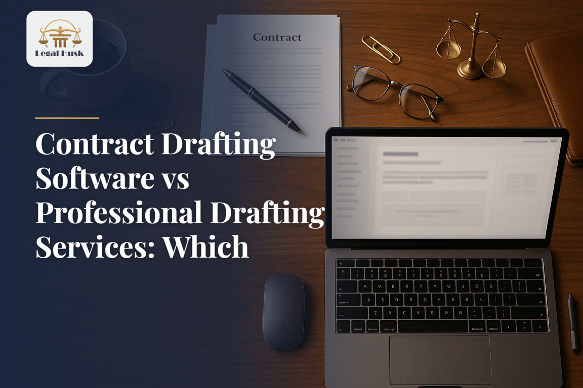 Contract Drafting Software vs Professional Drafting Services: Which Should You Choose?