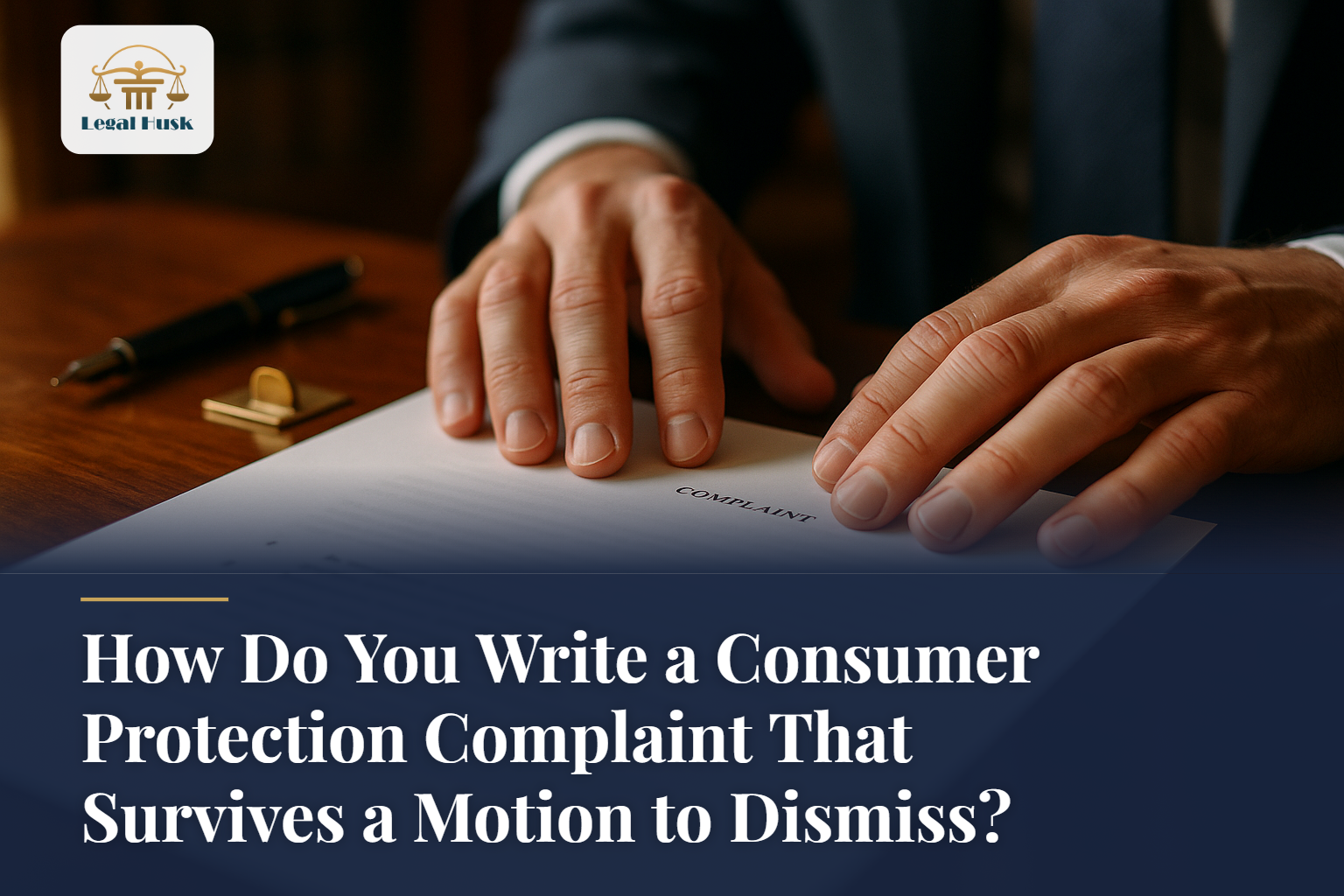 How Do You Write a Consumer Protection Complaint That Survives a Motion to Dismiss?
