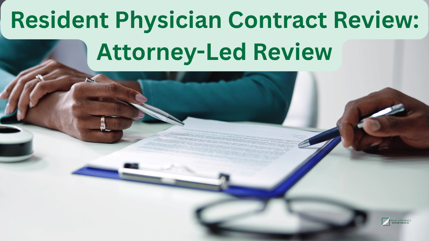 Resident Physician Contract Review