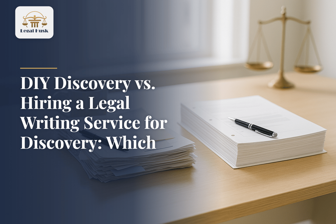 DIY Discovery vs. Hiring a Legal Writing Service for Discovery: Which Should You Choose?
