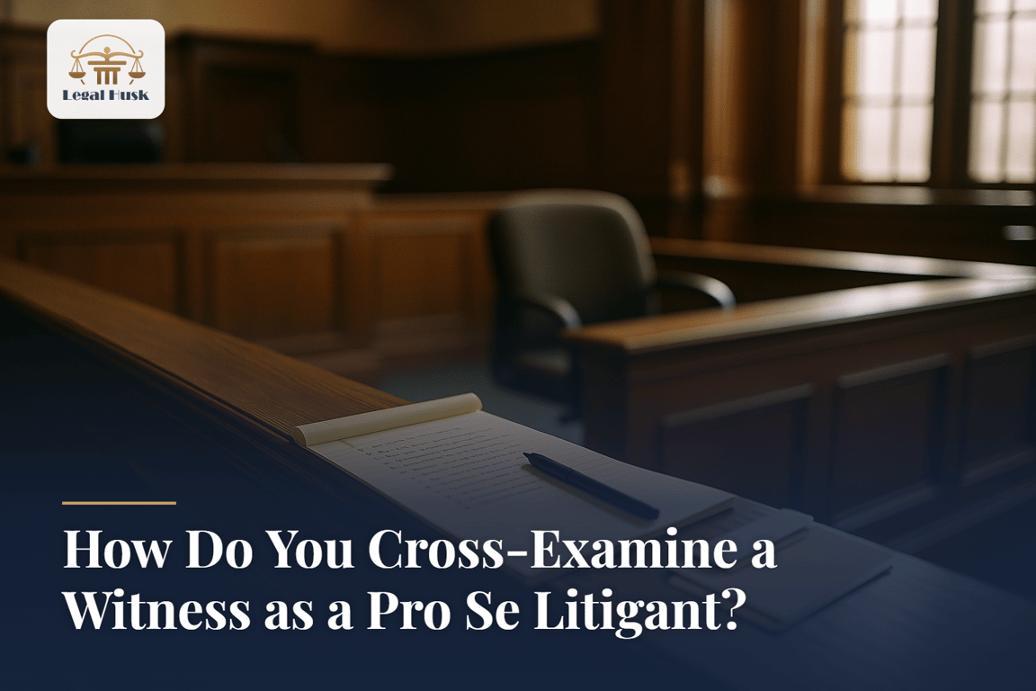 How Do You Cross-Examine a Witness as a Pro Se Litigant?