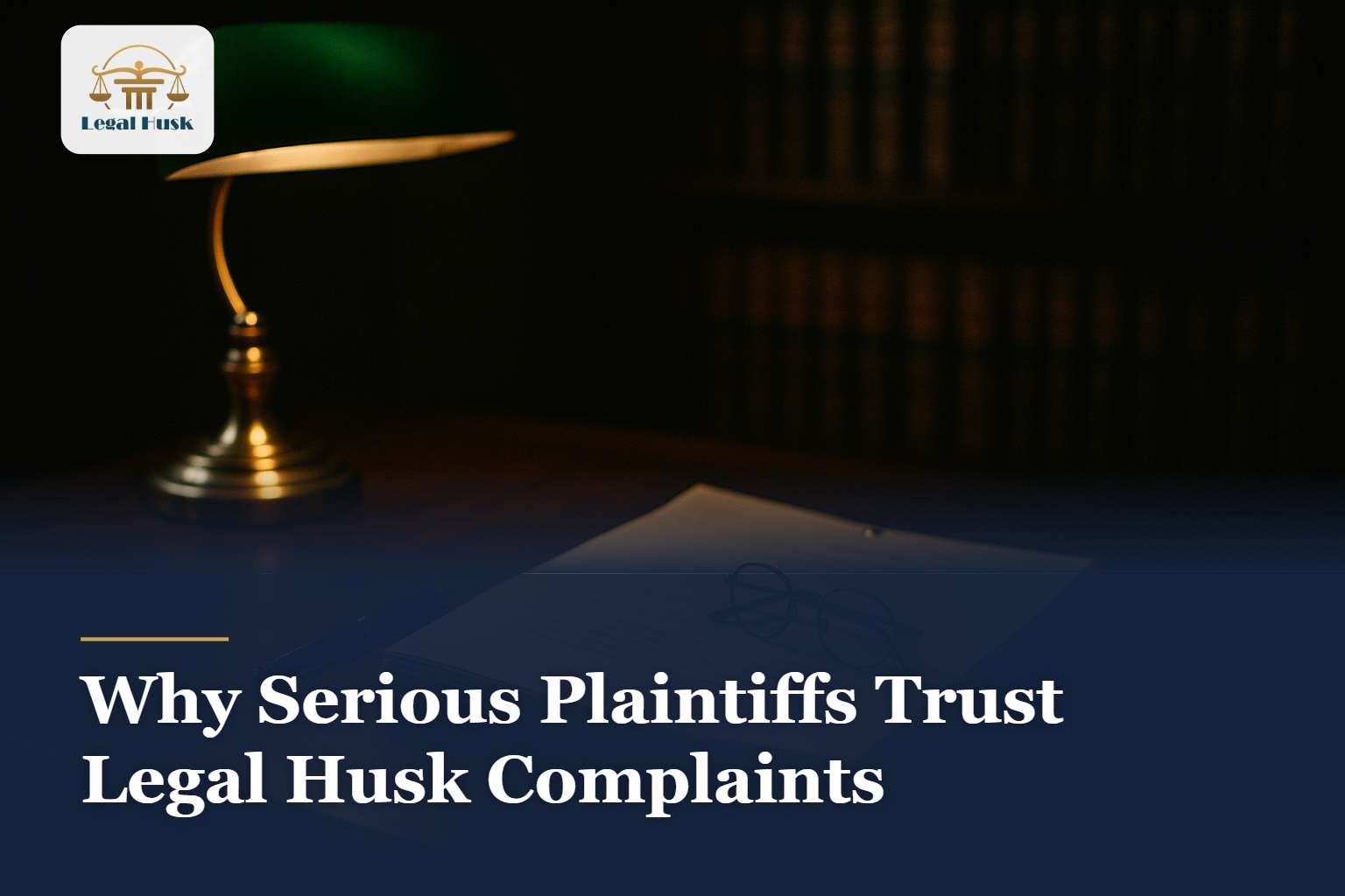 Why Serious Plaintiffs Trust Legal Husk Complaints