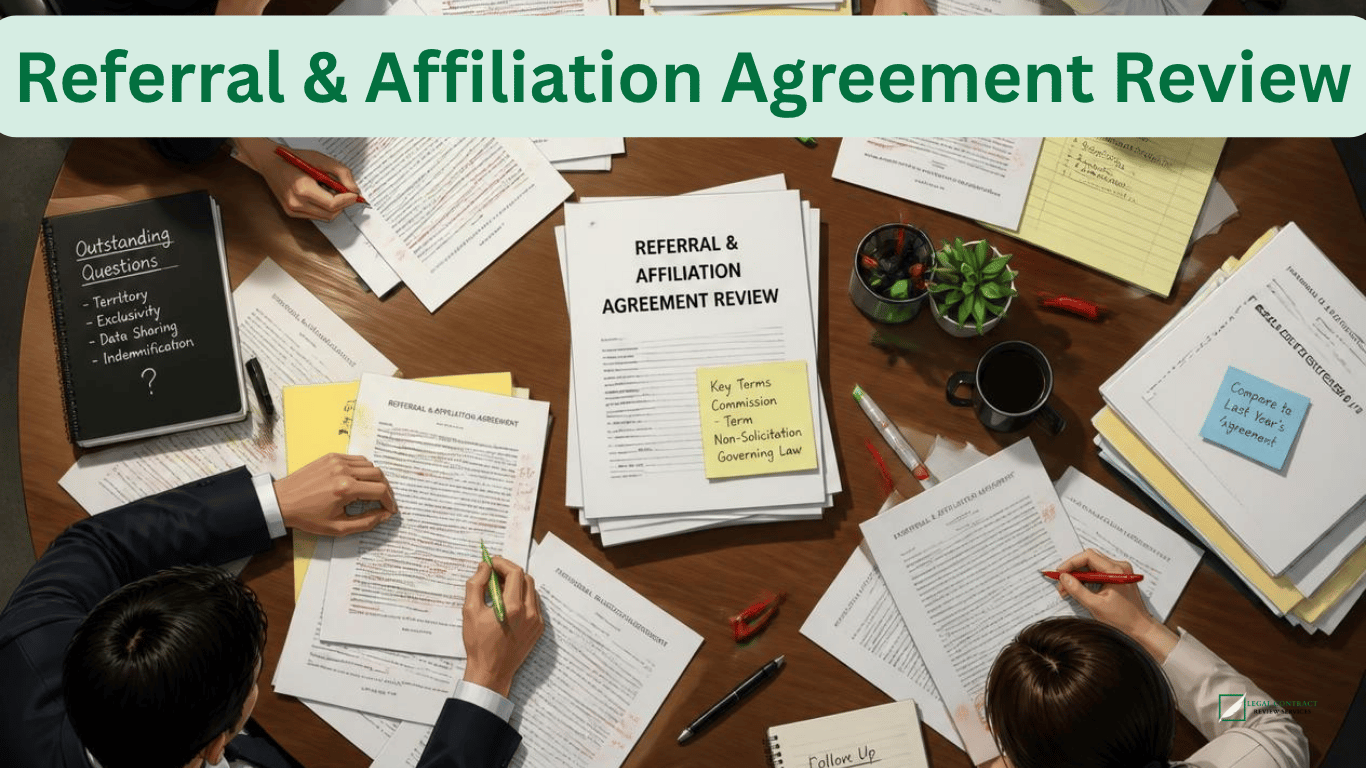 Referral & Affiliation Agreement Review